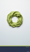 Muted Lime Silk Scarf