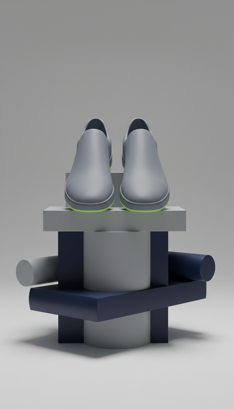 Minimalist Sneakers in Slate Gray