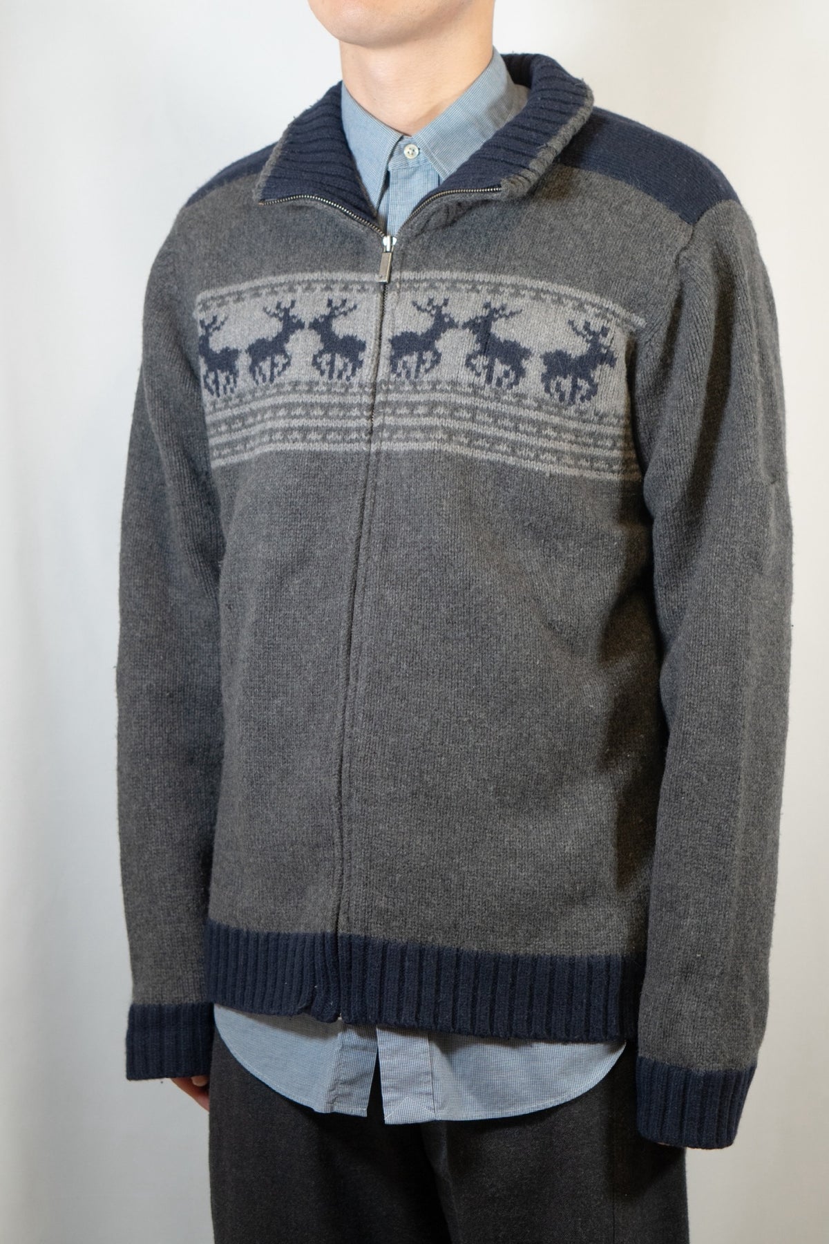 Celio Sportswear Zip-Up Sweater