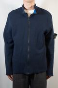 stone island cashmere reversible zip cardigan