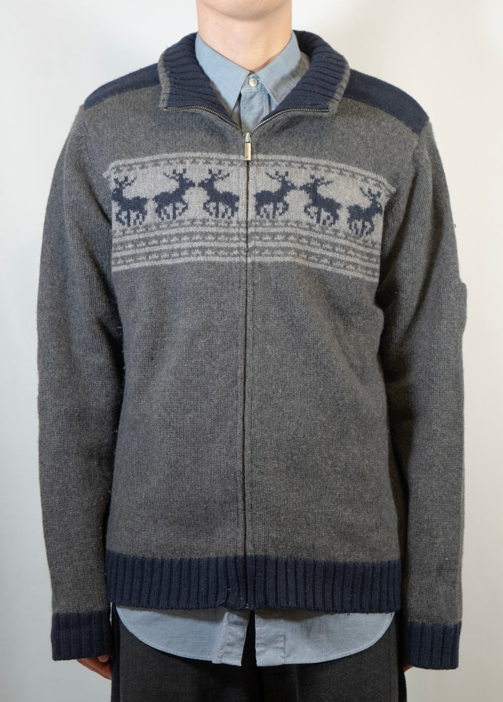 Celio Sportswear Zip-Up Sweater