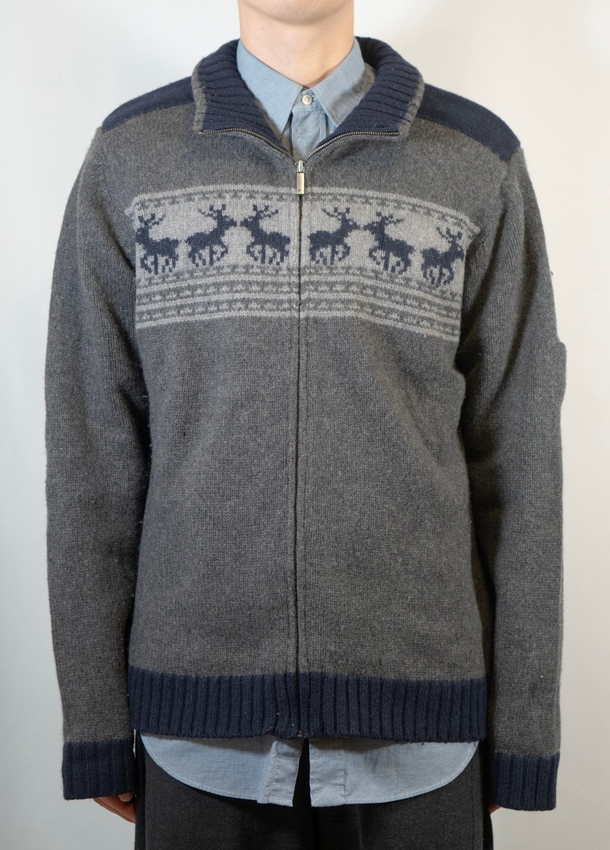Celio Sportswear Zip-Up Sweater